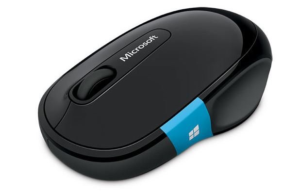 עכבר בלוטוס אלחוטי אופטי שחור Microsoft Sculpt Comfort – תמונה 3