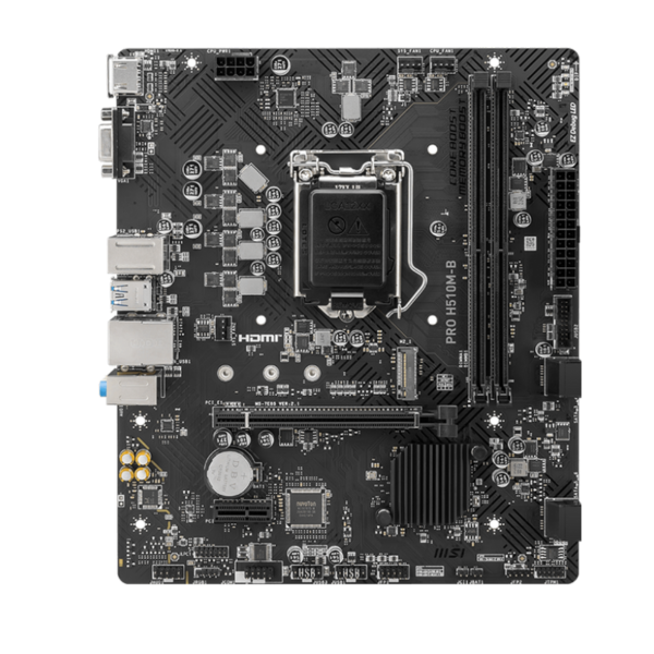 לוח אם אינטל MSI PRO H610M-S DDR4 LGA1700 HDMI – תמונה 2