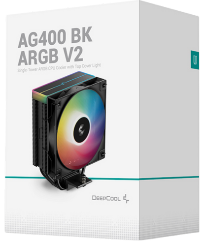 קירור אוויר למעבד DeepCool AG400 ARGB V2 TDP 220W – תמונה 4