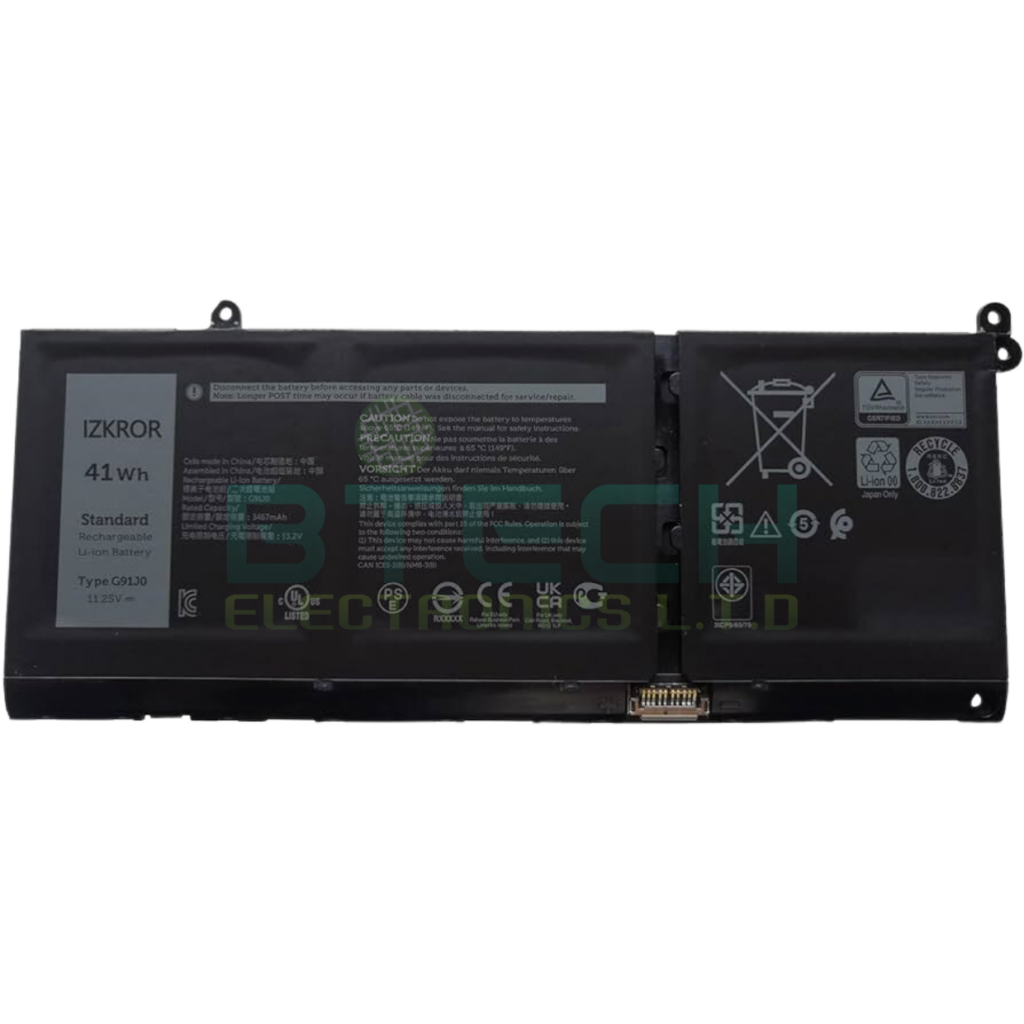 סוללה למחשב Dell Inspiron 15 3511 / 3510 / 3520 41Wh 11.25V