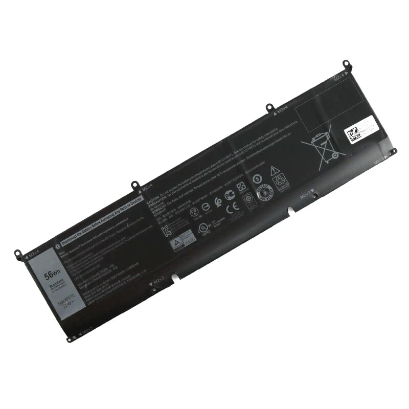 סוללה מקורית פנימית למחשב Dell XPS 15 9500 56Wh 11.4V – תמונה 2