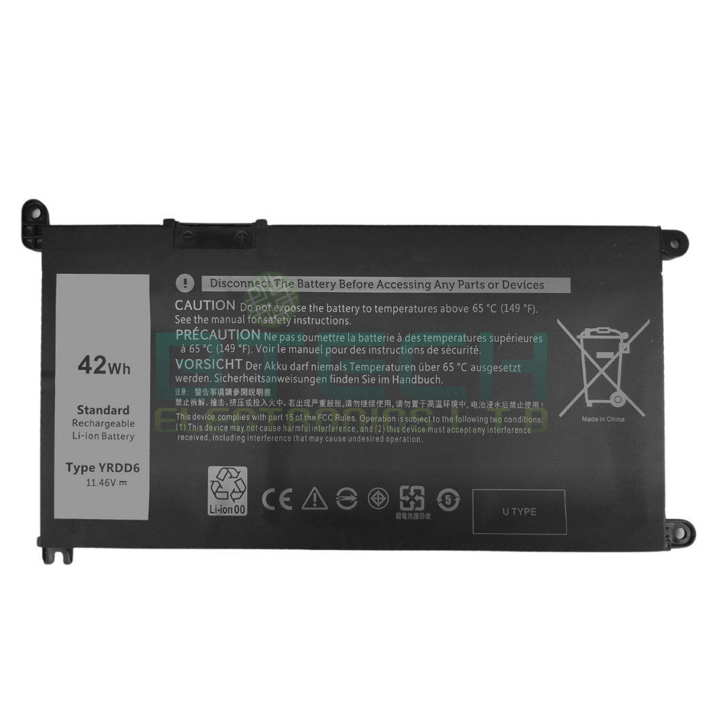 סוללה מקורית למחשב נייד Dell Vostro 14 42WH