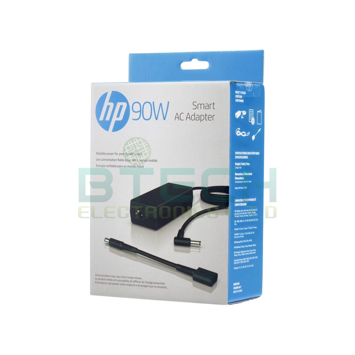 מטען אריזה מקורית W5D55AA Hp 90W 19.5V 3.33A 4.5*3.0mm Blue – תמונה 2