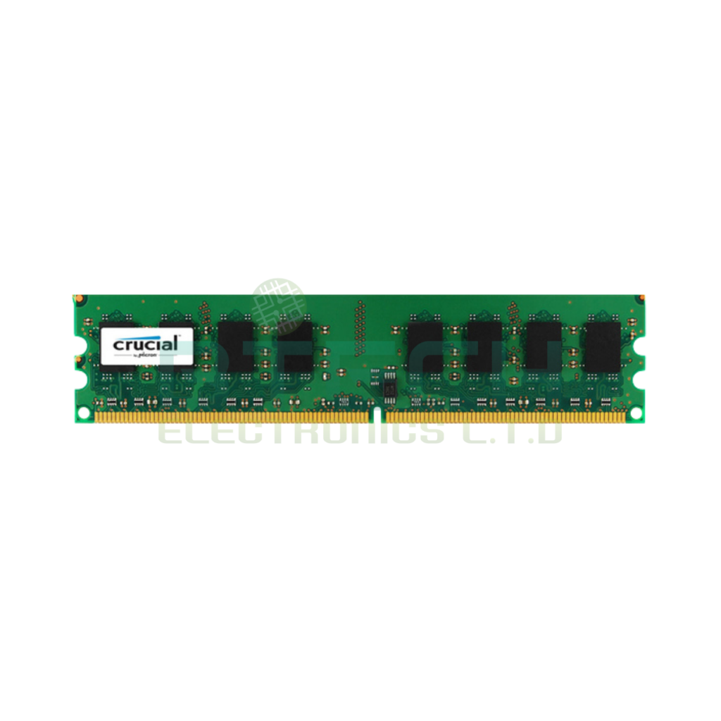 זיכרון לנייח Crucial DDR2 4GB 800Mhz Kit 2GB*2