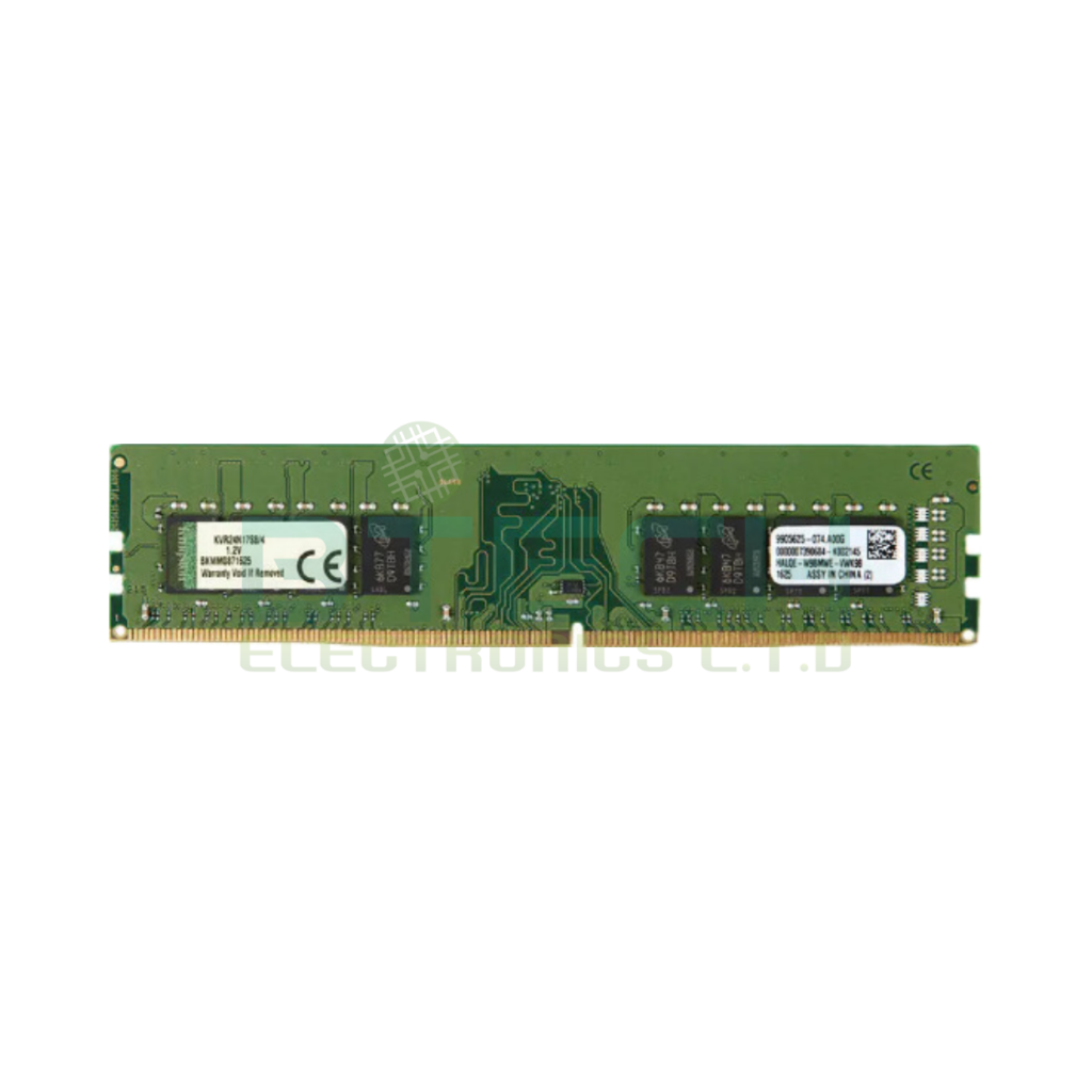 זיכרון למחשב נייח Kingston 8GB DDR4 2400Mhz