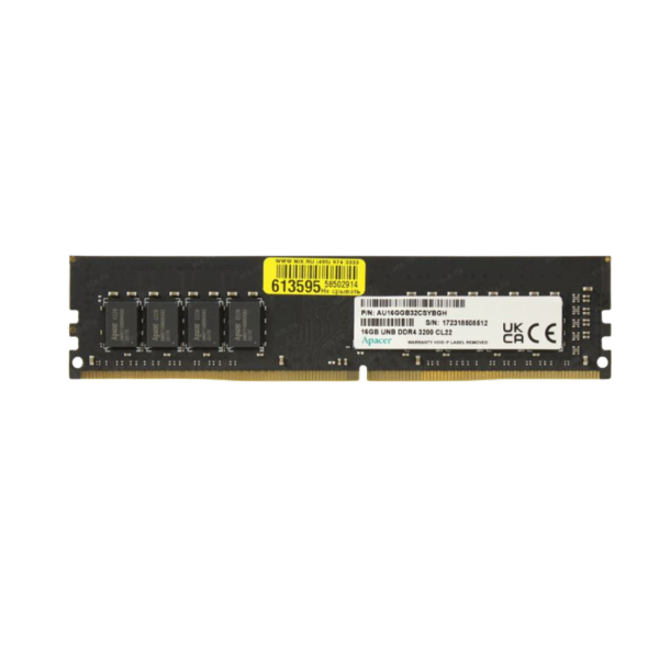 זיכרון לנייח Apacer 16GB DDR4 3200MHz CL22 – תמונה 2