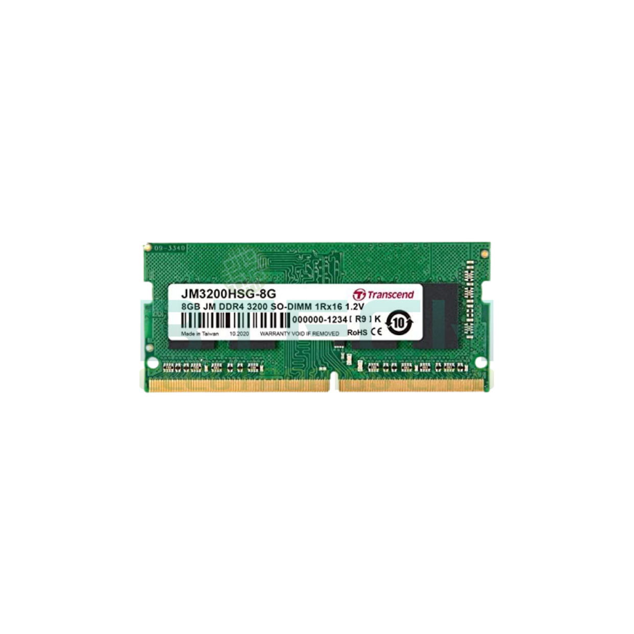 זיכרון לנייד Transcend 8GB DDR4 3200Mhz CL22