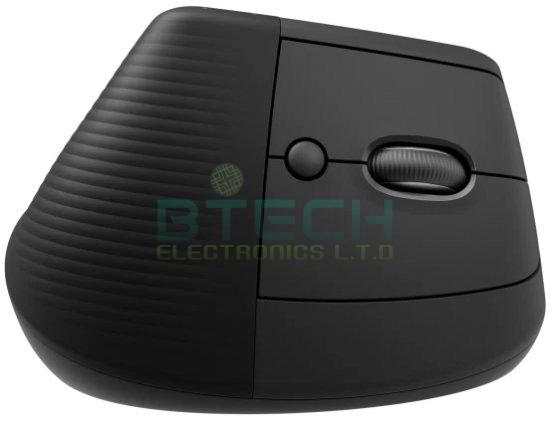 עכבר אלחוטי אופטי גרפיט Logitech Lift Vertical Ergonomic – תמונה 5