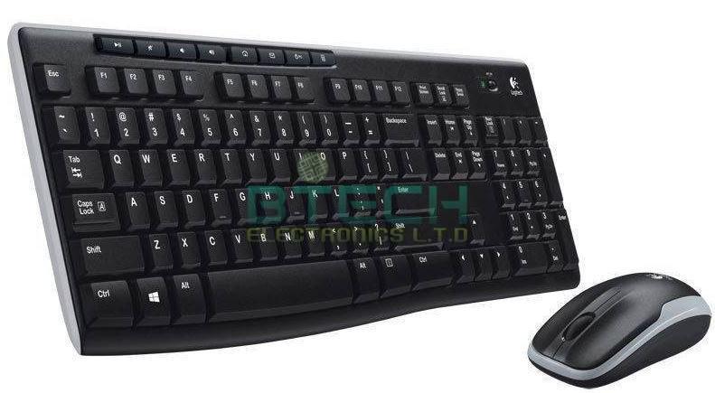 סט מקלדת עכבר אלחוטי Logitech MK270 – תמונה 2