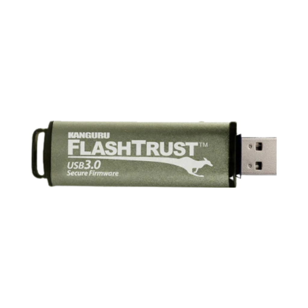 דיסק און קי מוצפן Kanguru FlashTrust 32GB
