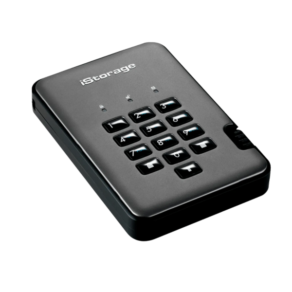 דיסק מוצפן נייד diskAshur Pro2 Classified HDD 1TB 3YL – תמונה 3
