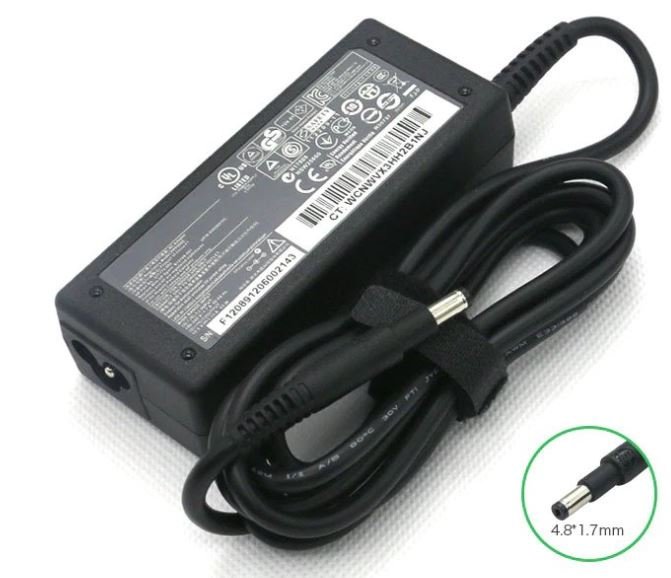 מטען מקורי למחשב נייד Hp 65W 4.8X1.7mm – תמונה 2