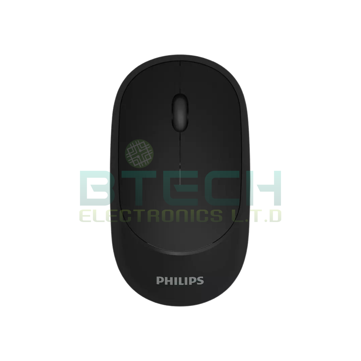 עכבר חיבור אלחוטי יישום ארגונומי PHILIPS SPK7314 צבע שחור 1000dpi