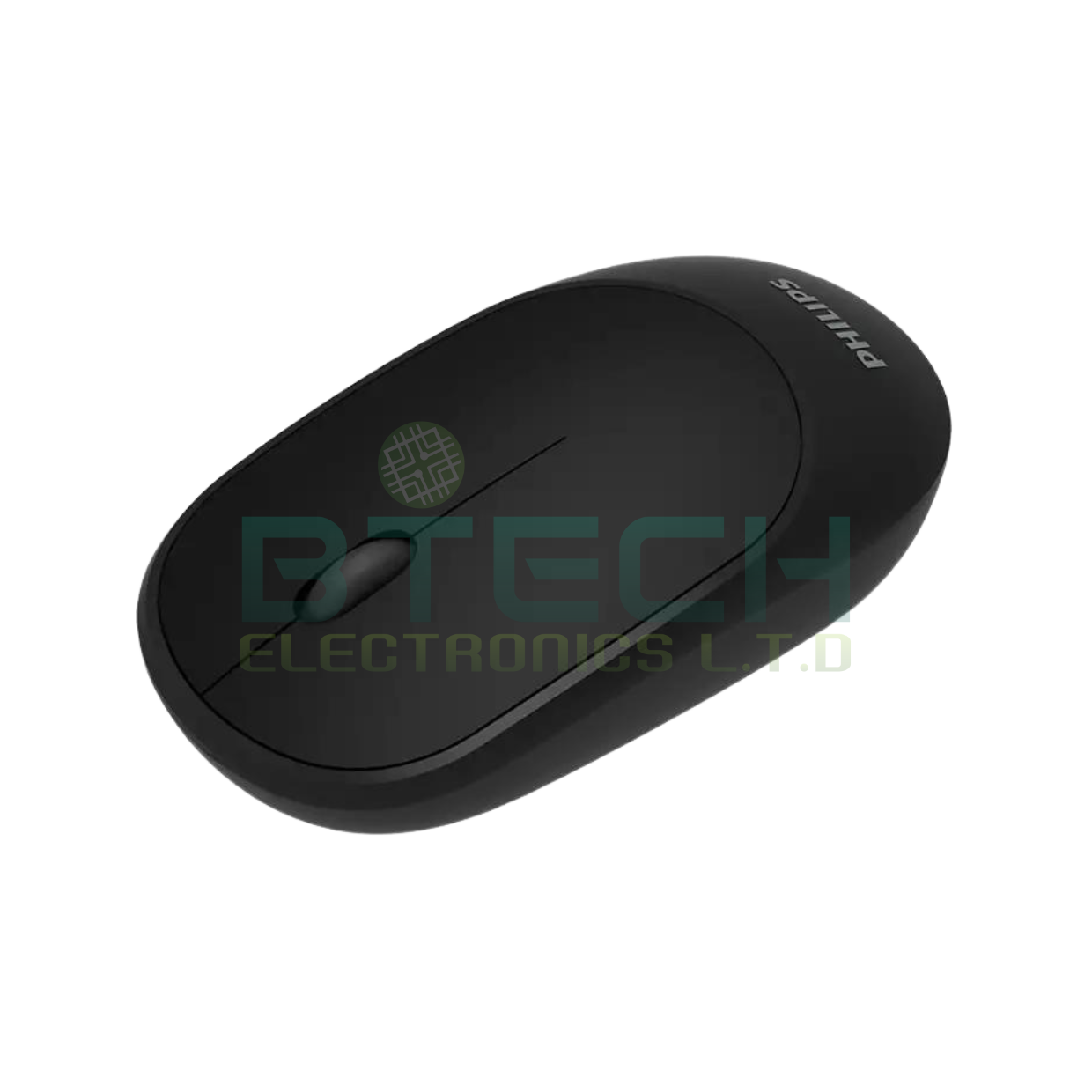 עכבר חיבור אלחוטי יישום ארגונומי PHILIPS SPK7314 צבע שחור 1000dpi – תמונה 2
