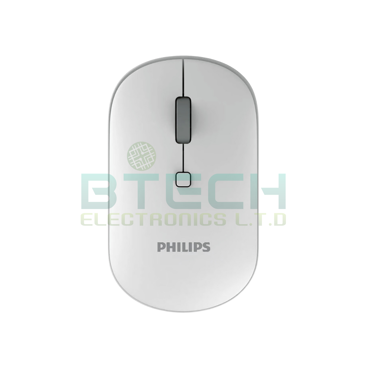 עכבר ארגונומי אלחוטי PHILIPS מהירות DPI 1200 SPK7413-WT צבע לבן