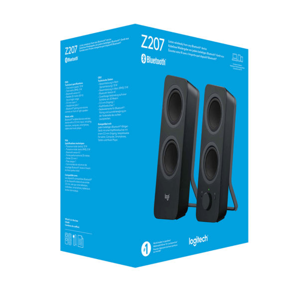 רמקולים Logitech Z207 3.5mm 10W – תמונה 4