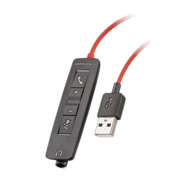אוזניות חוטיות לאוזן אחת עם מיקרופון Poly Blackwire C5210 USB-A – תמונה 2