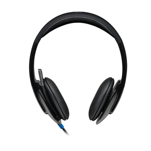 אוזניות חוטיות ל-2 אוזניים עם מיקרופון Logitech H540 USB-A – תמונה 2