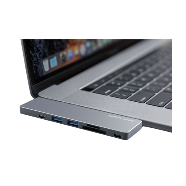 תחנת עגינה הטענה עד Wavlink Thunderbol UHP3405M Type-C 100W – תמונה 4