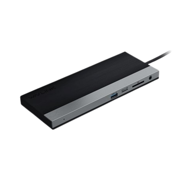 תחנת עגינה 3 מסכים הטענה עד Wavlink 4K WL-UMD03 Type-C 100W – תמונה 4