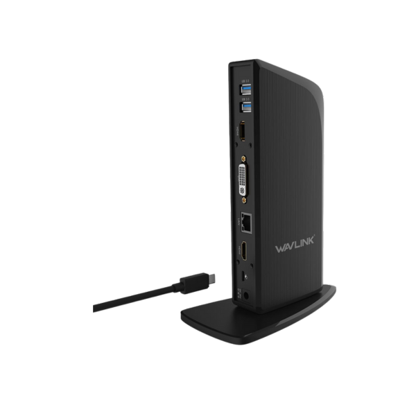 תחנת עגינה 3 מסכים הטענה עד Wavlink WL-UG39PD1 Type-C 65W – תמונה 4