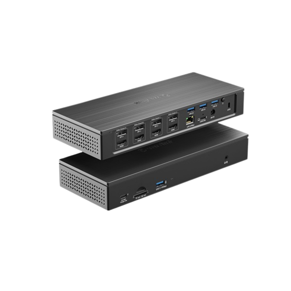 תחנת עגינה 4 מסכים הטענה עד Wavlink WL-UG69PD8 Type-C 100W – תמונה 2
