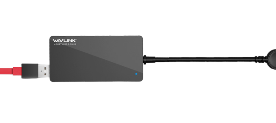 מפצל WAVLINK 4-Port 4×USB 3.0 GL3520 אחריות למשך שנה – תמונה 4
