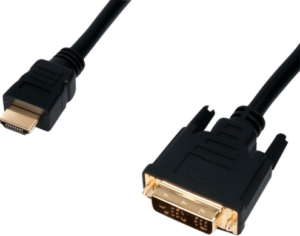 כבל HDMI TO DVI מוזהב באורך 1.8 מטר