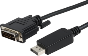 כבל DP TO DVI באורך 3 מטר תומך 4K@30HZ