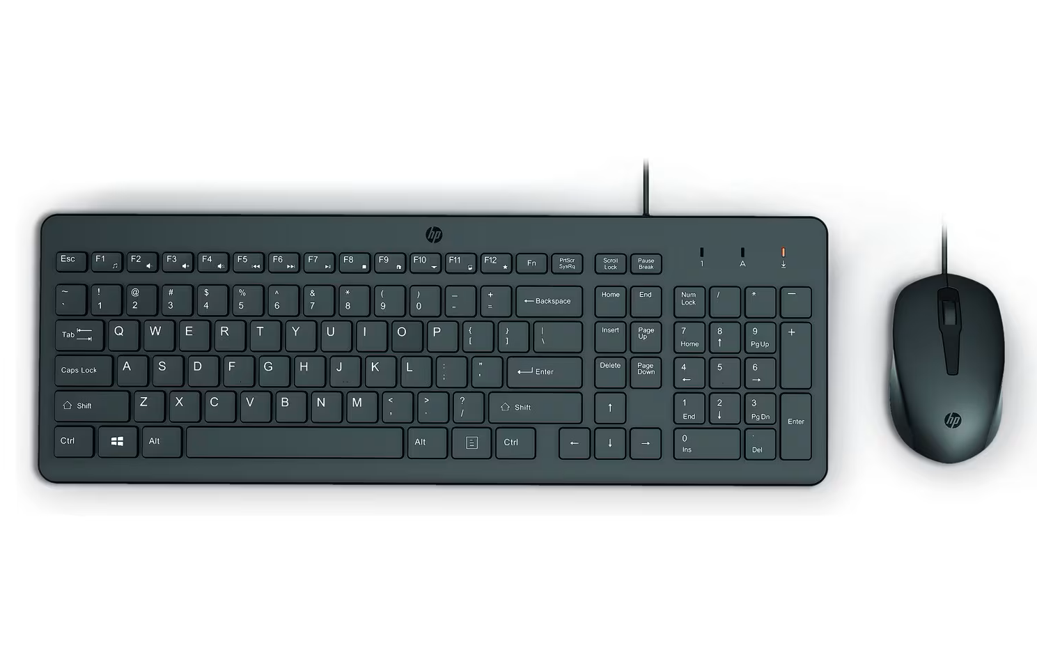 סט מקלדת ועכבר חוטי HP 150 – תמונה 2