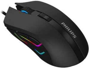 עכבר חוטי אופטי שחור Philips SPK9313 2000DPI