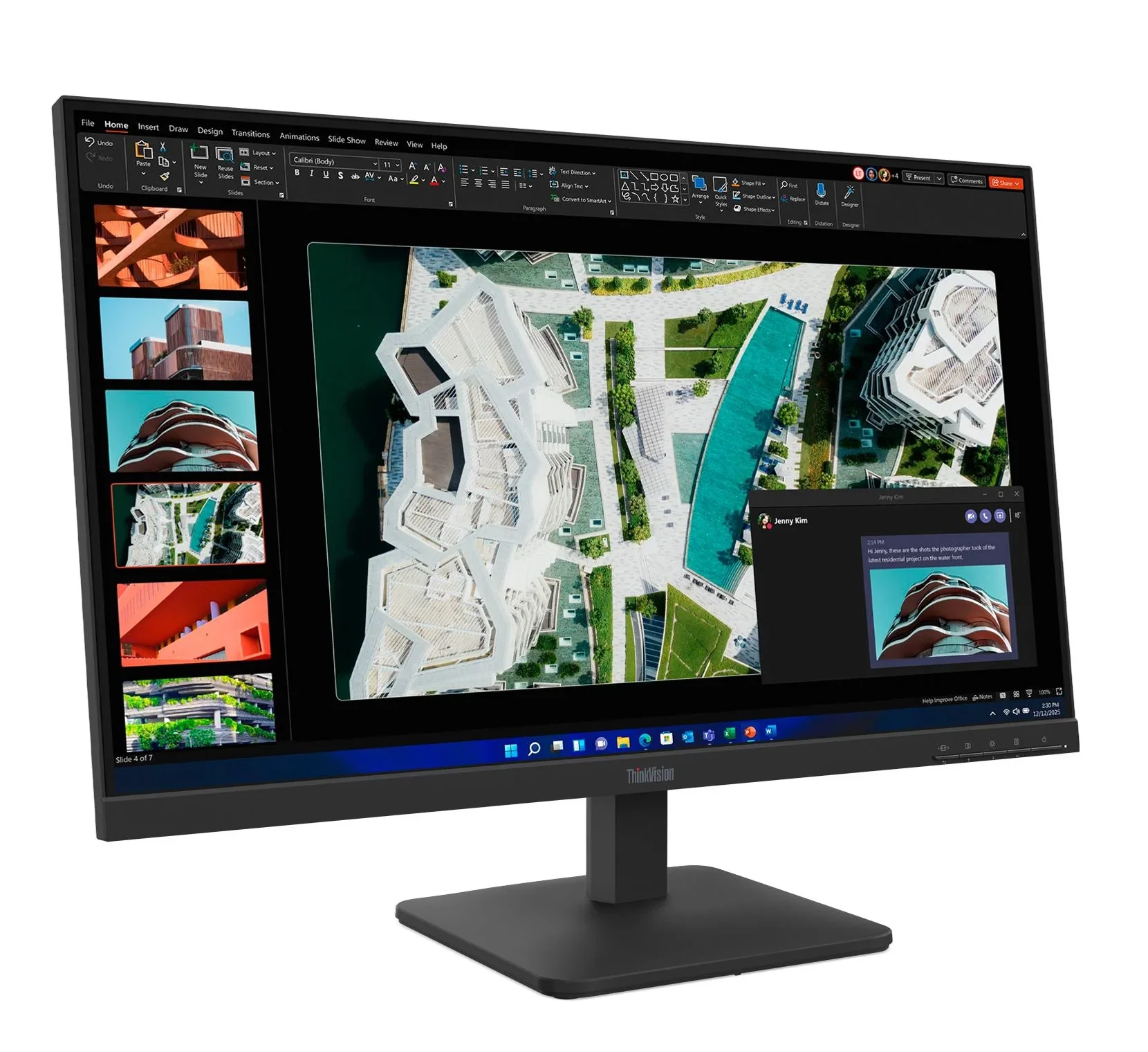 מסך מחשב Lenovo S27-4e 27" FHD IPS 6ms 100Hz 3Yr – תמונה 3