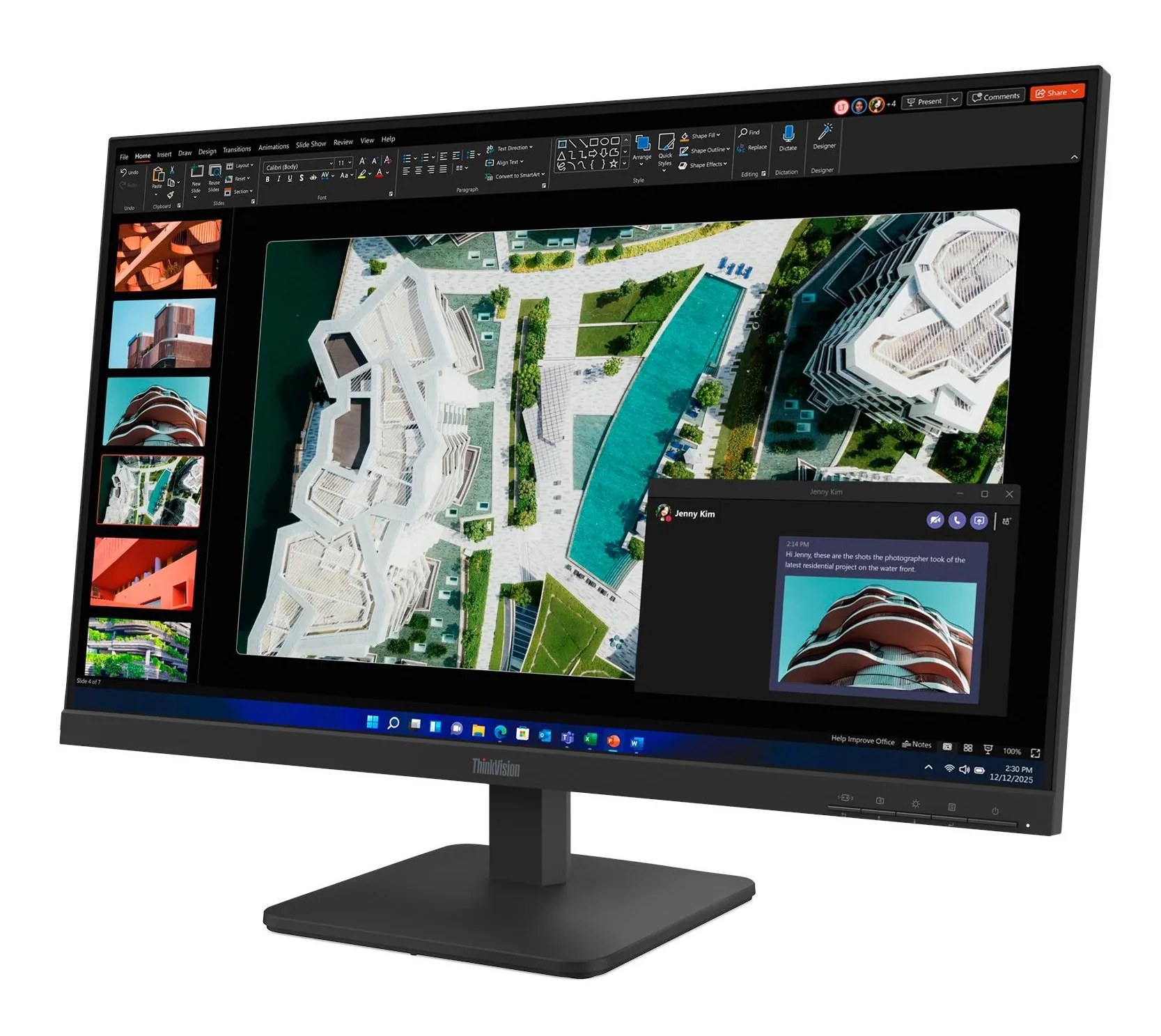 מסך מחשב Lenovo S27-4e 27" FHD IPS 6ms 100Hz 3Yr – תמונה 2