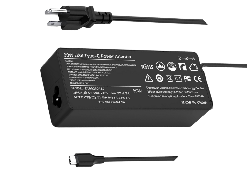 מטען מקורי למחשב נייד Lenovo 90W Type-C