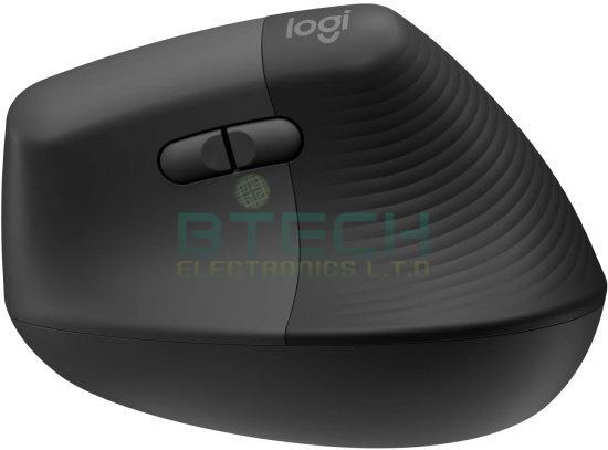 עכבר אלחוטי אופטי גרפיט Logitech Lift Vertical Ergonomic – תמונה 3