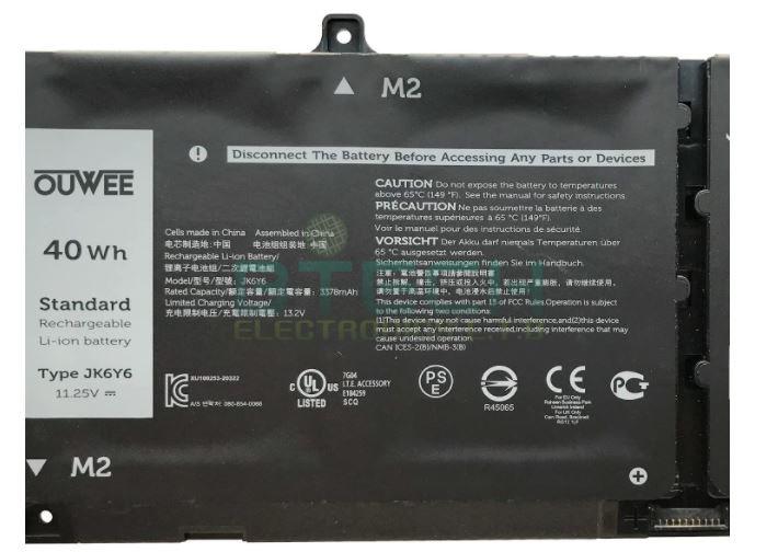 סוללה מקורית למחשב Dell Vostro 5402 11.25V 3550mAh 40Wh – תמונה 3