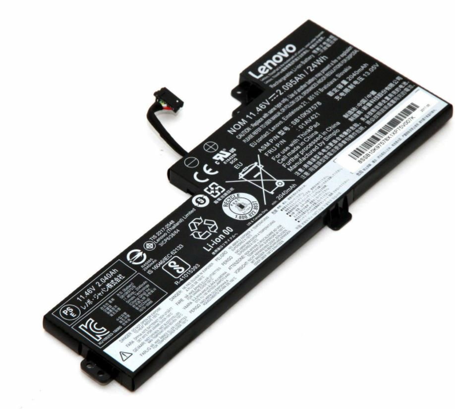 סוללה מקורית למחשב נייד Lenovo ThinkPad T470/T480 11.55V – תמונה 2