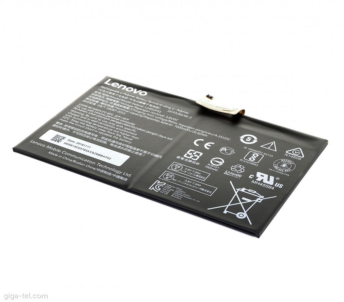 סוללה מקורית למחשב נייד Lenovo Tab 2 A10-70 26Wh – תמונה 3
