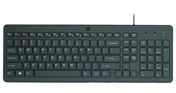 מקלדת חוטית HP 150 USB – תמונה 2