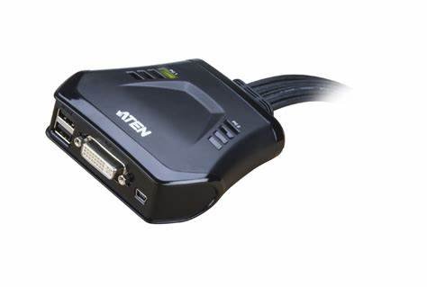 כבל KVM ל-2 מחשבים Aten CS22D DVI/USB – תמונה 3