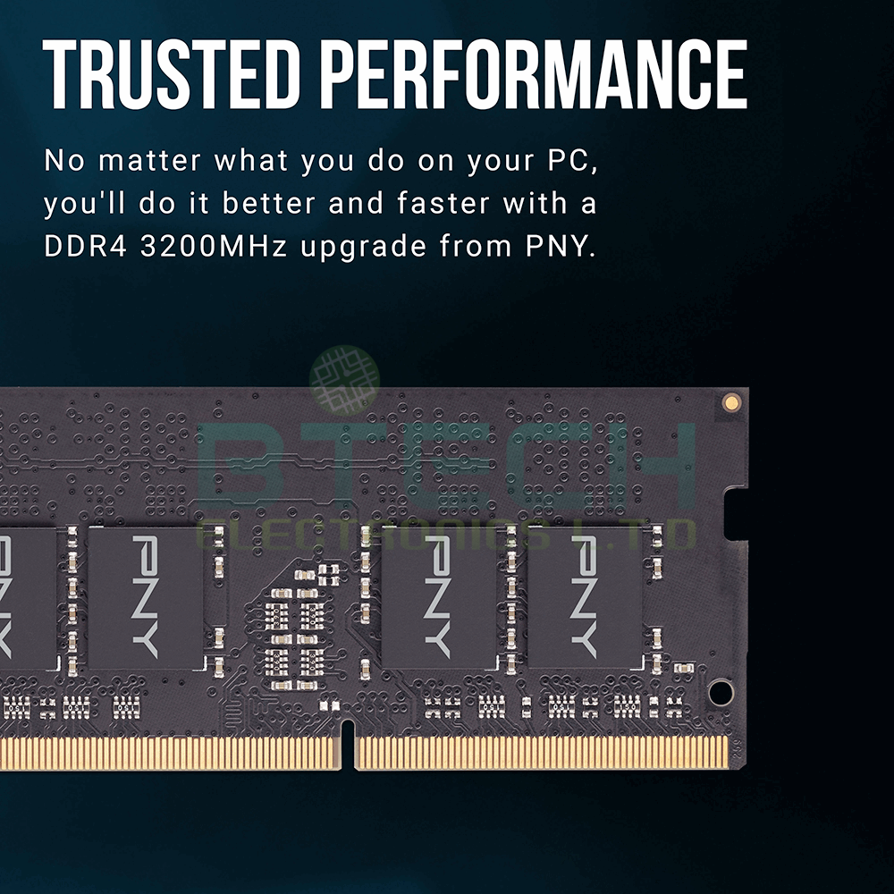 זיכרון לנייד PNY 8GB DDR4 3200Mhz – תמונה 3