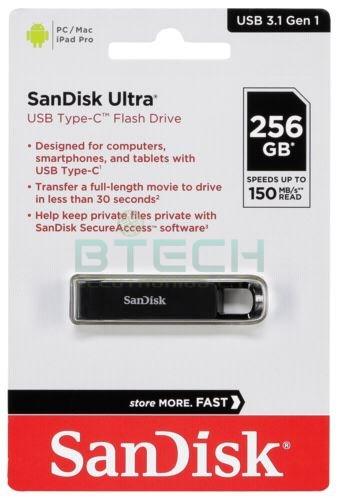 דיסק און קיי SanDisk Ultra USB Type-C 256GB – תמונה 3