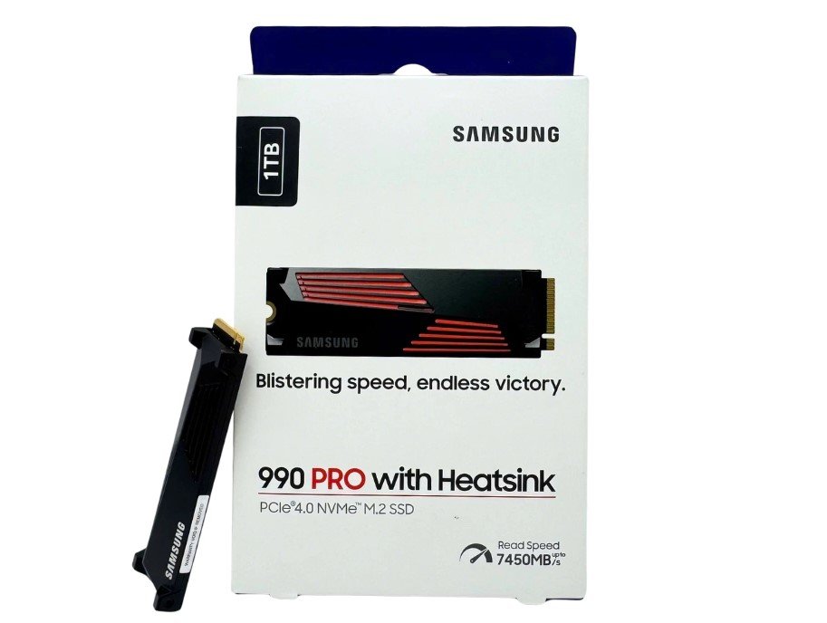 דיסק Samsung 990 PRO 1T NVMe W/Heatsink עם גוף קירור – תמונה 2