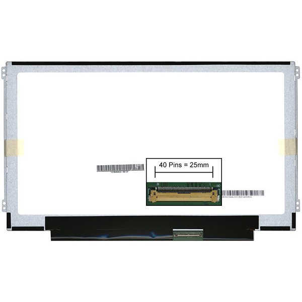 מסך למחשב נייד "11.6 LED 1366X768 40PIN – תמונה 2
