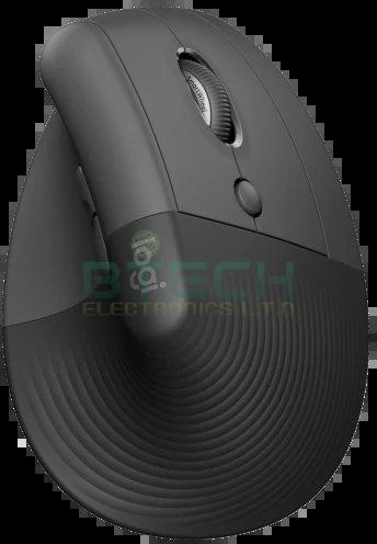 עכבר אלחוטי אופטי גרפיט Logitech Lift Vertical Ergonomic – תמונה 6
