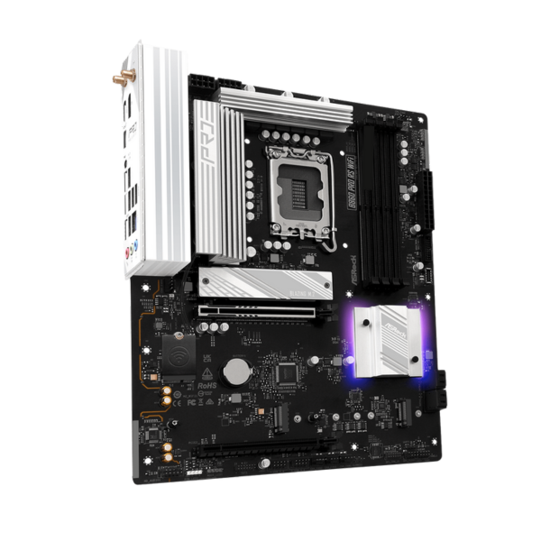 לוח אם אינטל AsRock B860 PRO RS WiFi DDR5 LGA1851 HDMI DP – תמונה 3