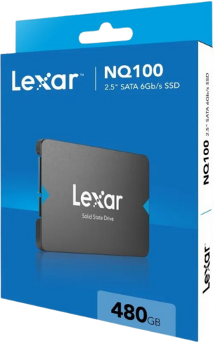 דיסק פנימי Lexar NQ100 480GB SATA 550MB SSD 3Yr – תמונה 2