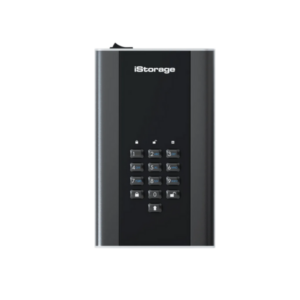 דיסק חיצוני מוצפן "3.5 iSTORAGE diskAshur DT2 8TB HDD USB3.2