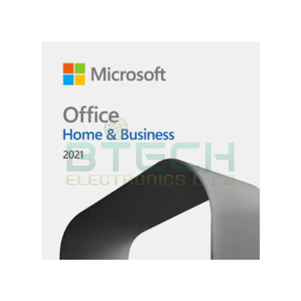 אופיס באנגלית Office Home&Business 2021 MidEast Medialess