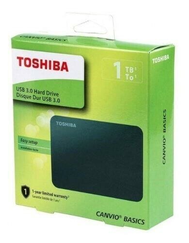 דיסק קשיח חיצוני Toshiba 1TB USB 3.0 2.5" 2Y – תמונה 3